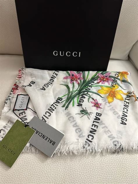 gucci balenciaga shawl|gucci x balenciaga.